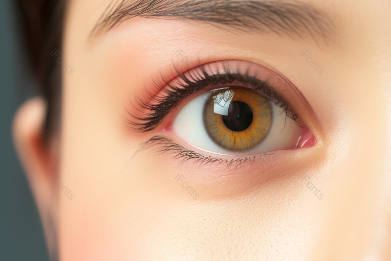 女模特眼睛睫毛特写实拍摄影图,高清,摄影图,摄影图片,图片大全,摄影图免费下载